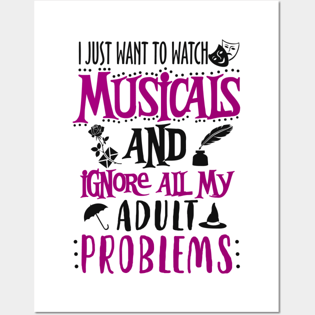 Love Musicals Wall Art by KsuAnn